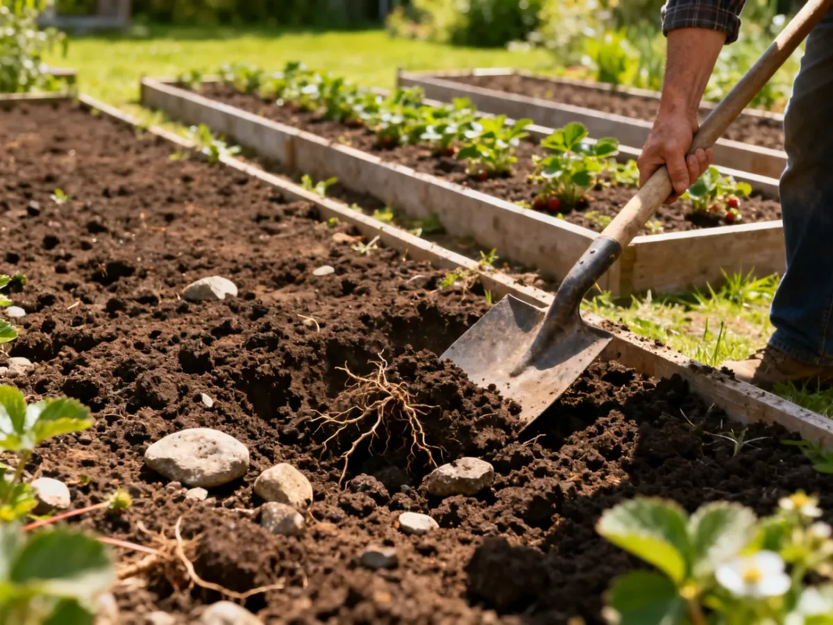 Przygotowywanie żyznej gleby pod uprawę truskawek